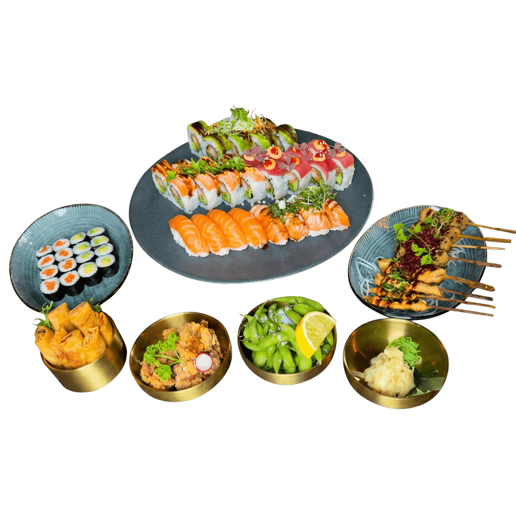 Menu 4 (48stk Sushi, forretter & sticks)