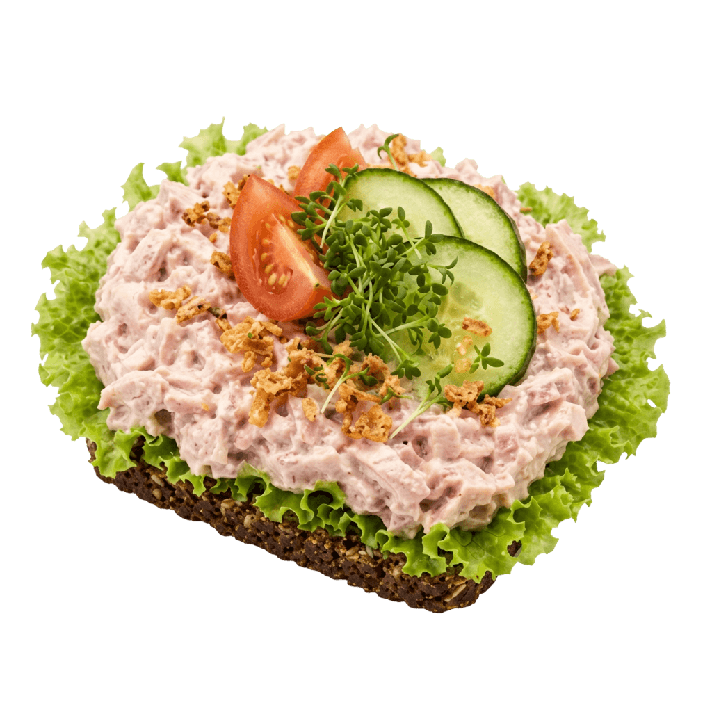 Hjemmelavet skinkesalat