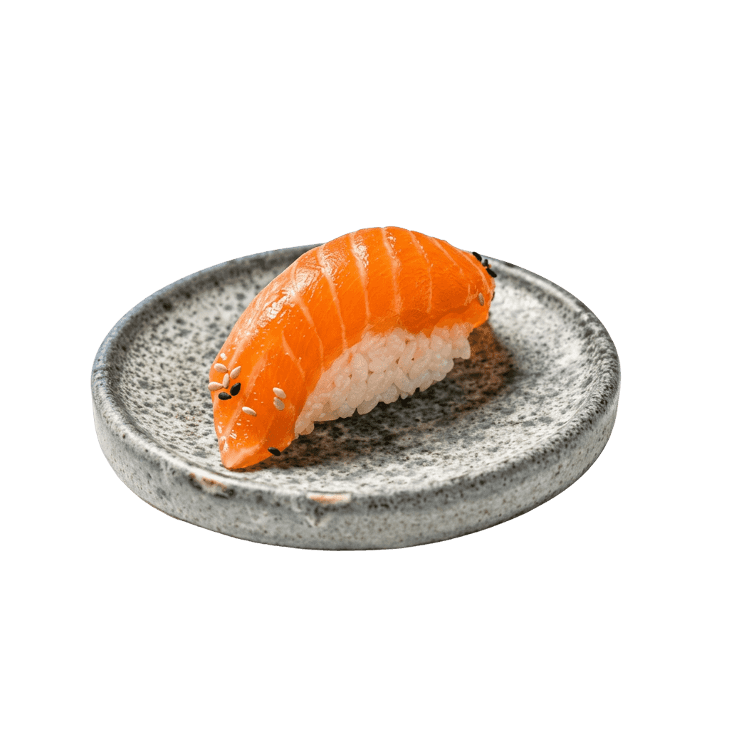 Nigiri Laks med sesam 4 stk.