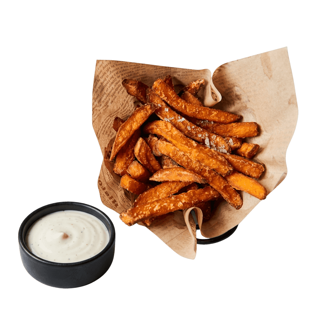 Sød kartoffel pommes frites