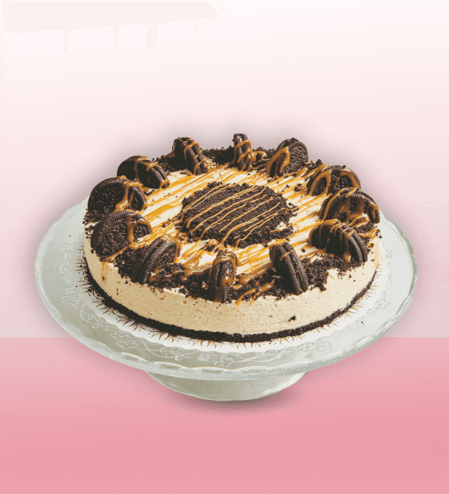 10x Cheesecake Med Oreo Karamel Fyld