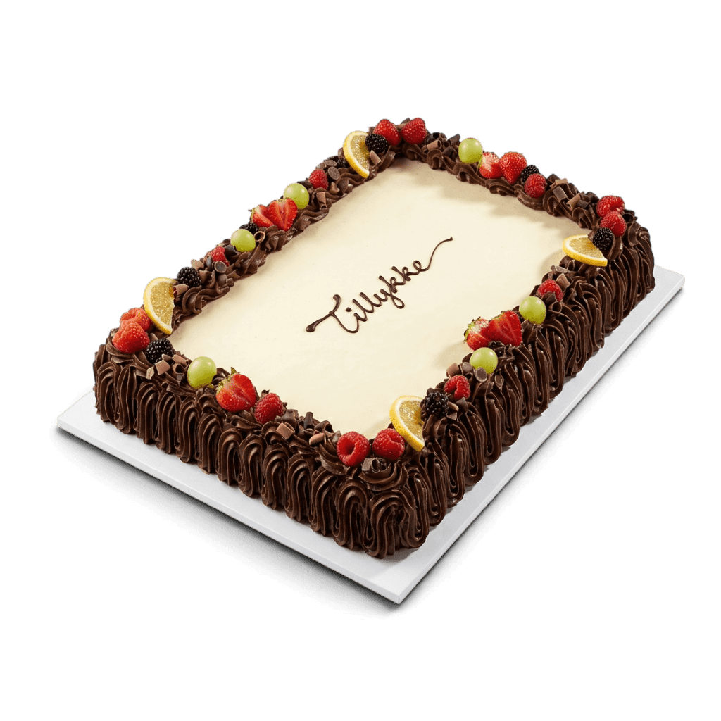 Chokolade Lagekage (12 personer)