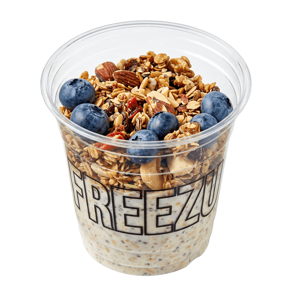 The Blueberry Blaster Power Pot (Overnight oats)