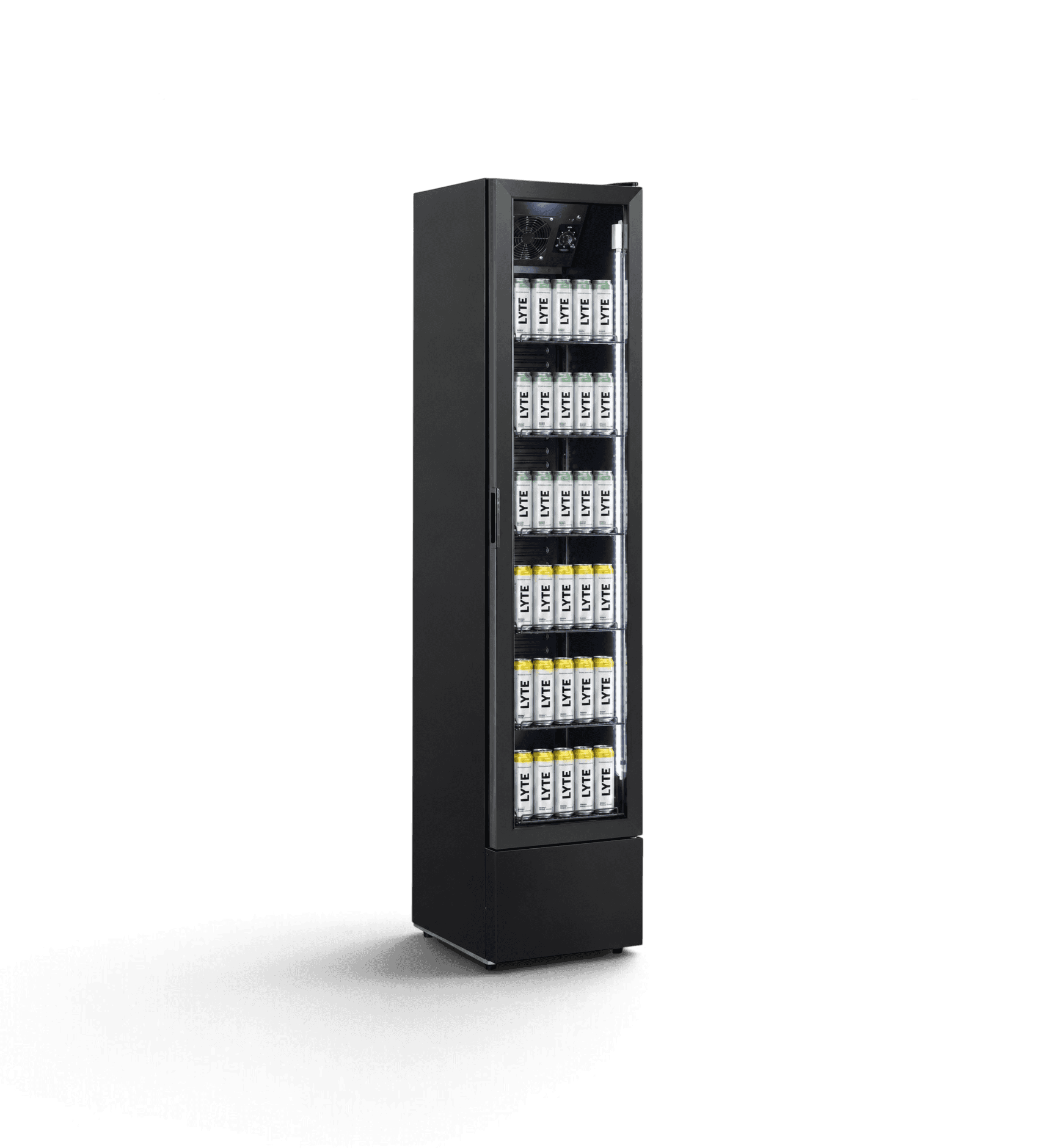 Displaykøleskab smal - 150 liter
