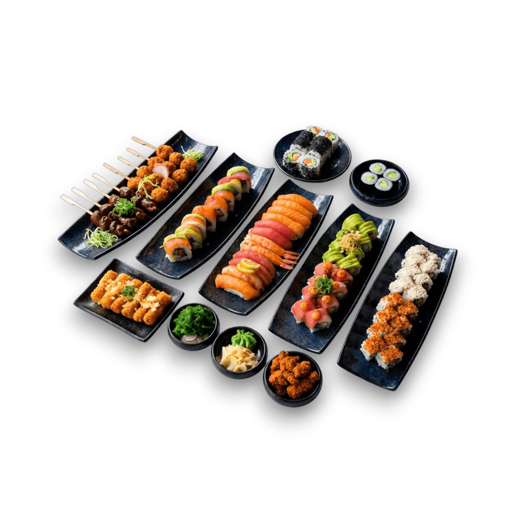 Sommer Menu 2 (68stk+Forretter+ sticks  til 4 personer )