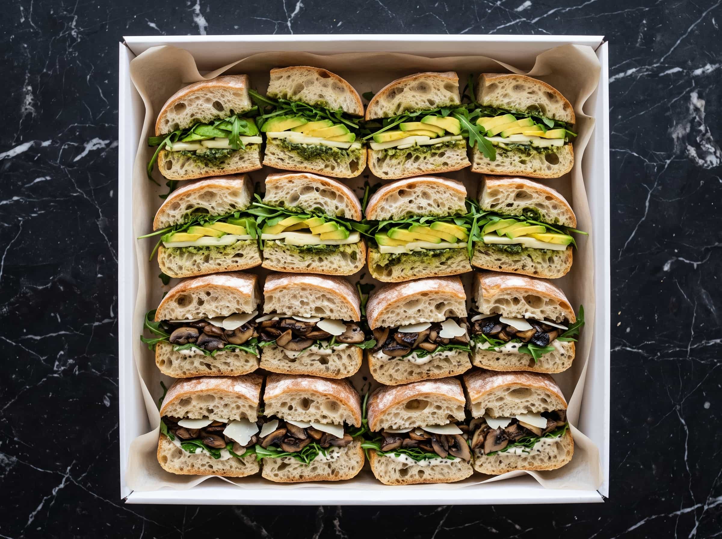 Vegetarian Ciabatta Mix (til 8 personer)